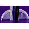Faceted Crystal Book Ends